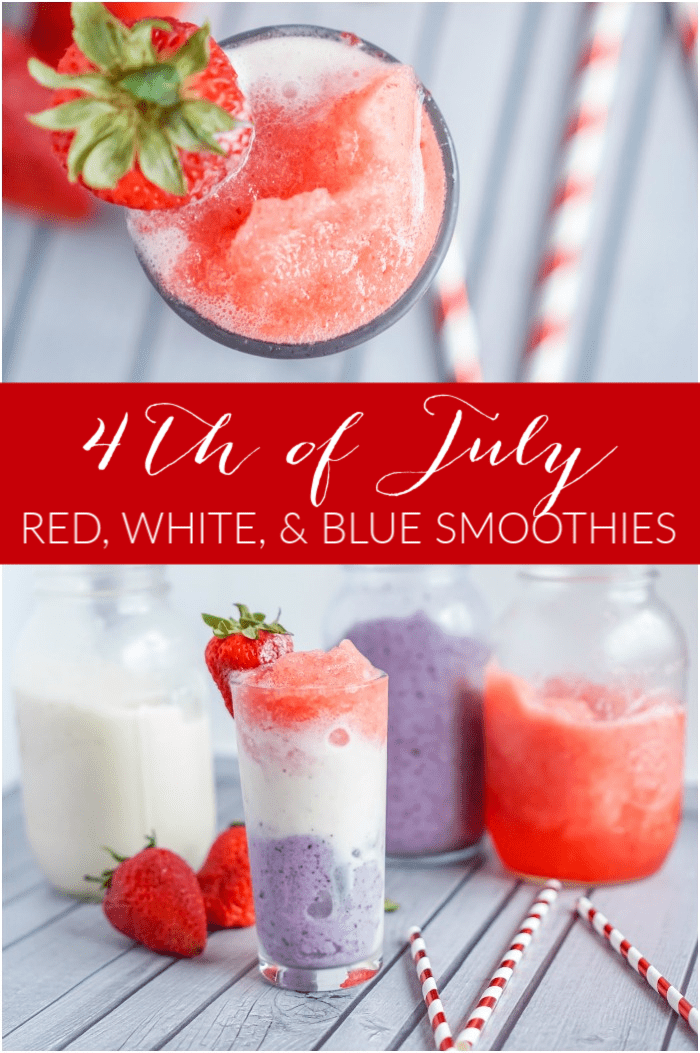 Smoothioes for the 4th of July