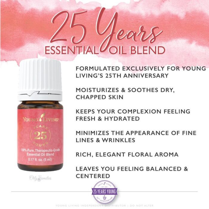 25 years essential oil blend showcased at the Young Living Convention.