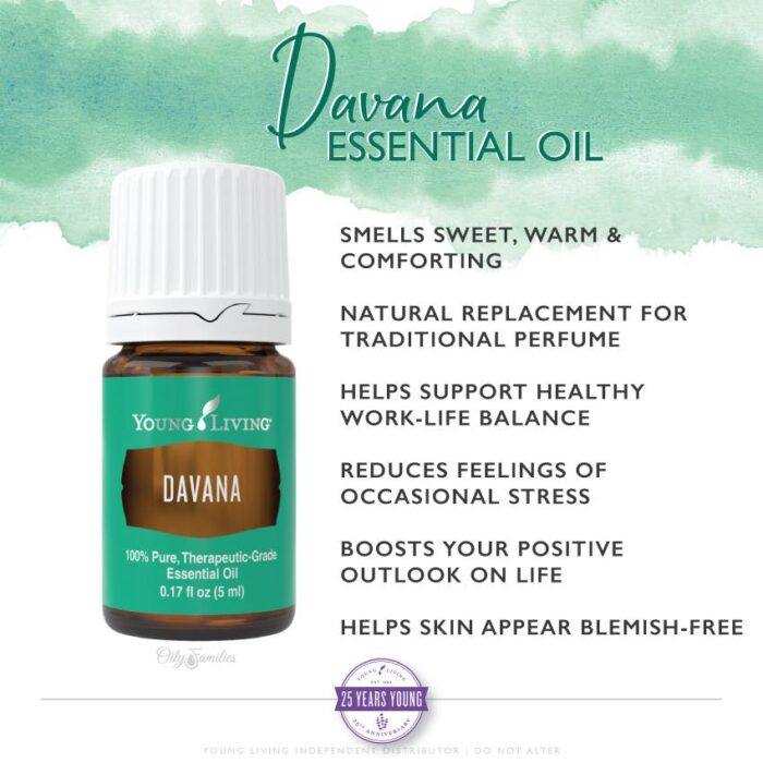 A bottle of davana essential oil featured at the Young Living Convention as part of the New Products release.