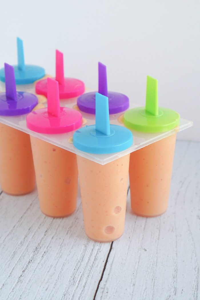 Homemade Strawberry Mango Popsicles