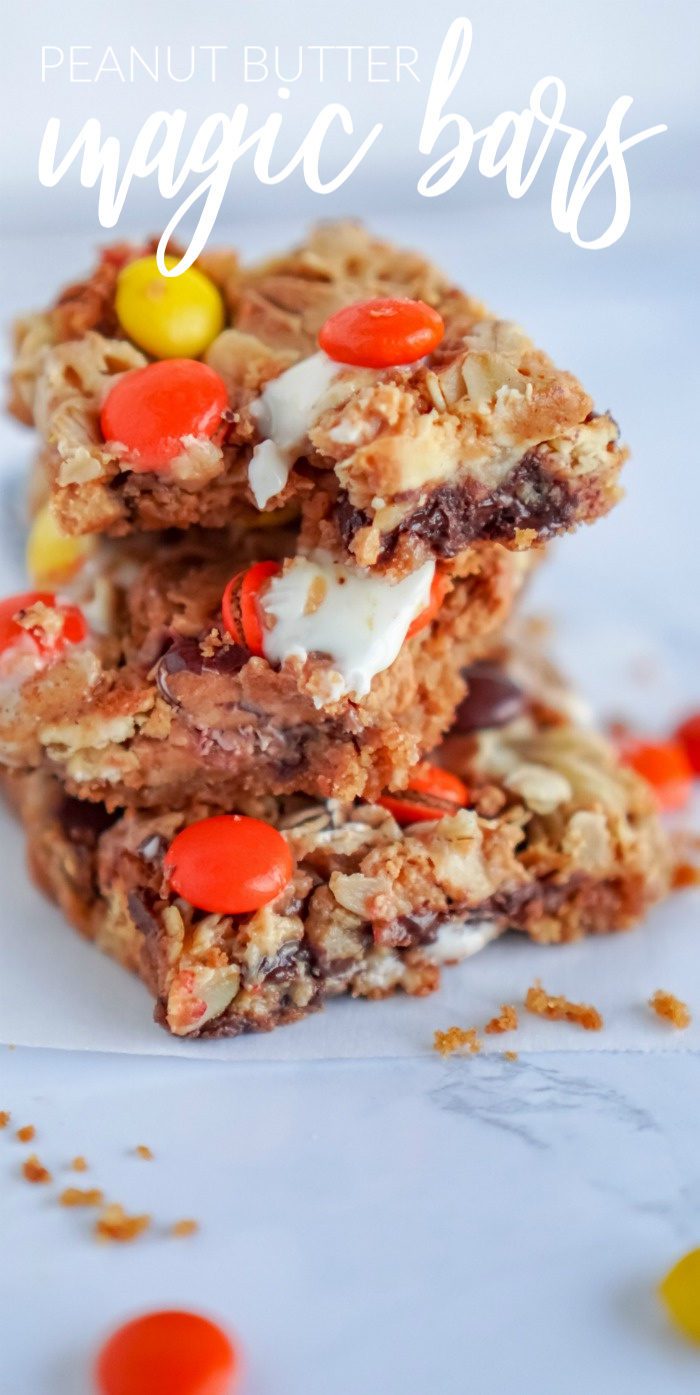 Peanut Butter Cup Magic Bars