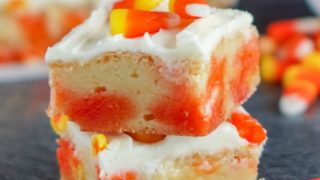 Candy Corn Cookie Bars Recipe!