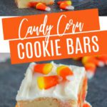 Candy Corn Easy Cookie Bars