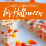 Candy Corn Fudge for Halloween