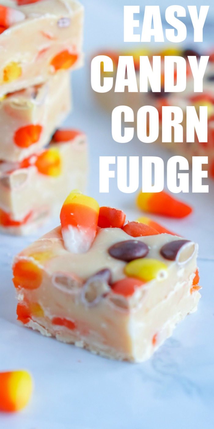 Easy Candy Corn Fudge