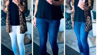 Leopard Print Transition Outfits for Fall!