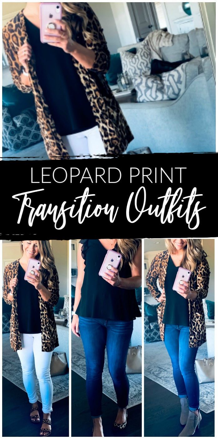 Leopard Print Transition Outfits for Fall