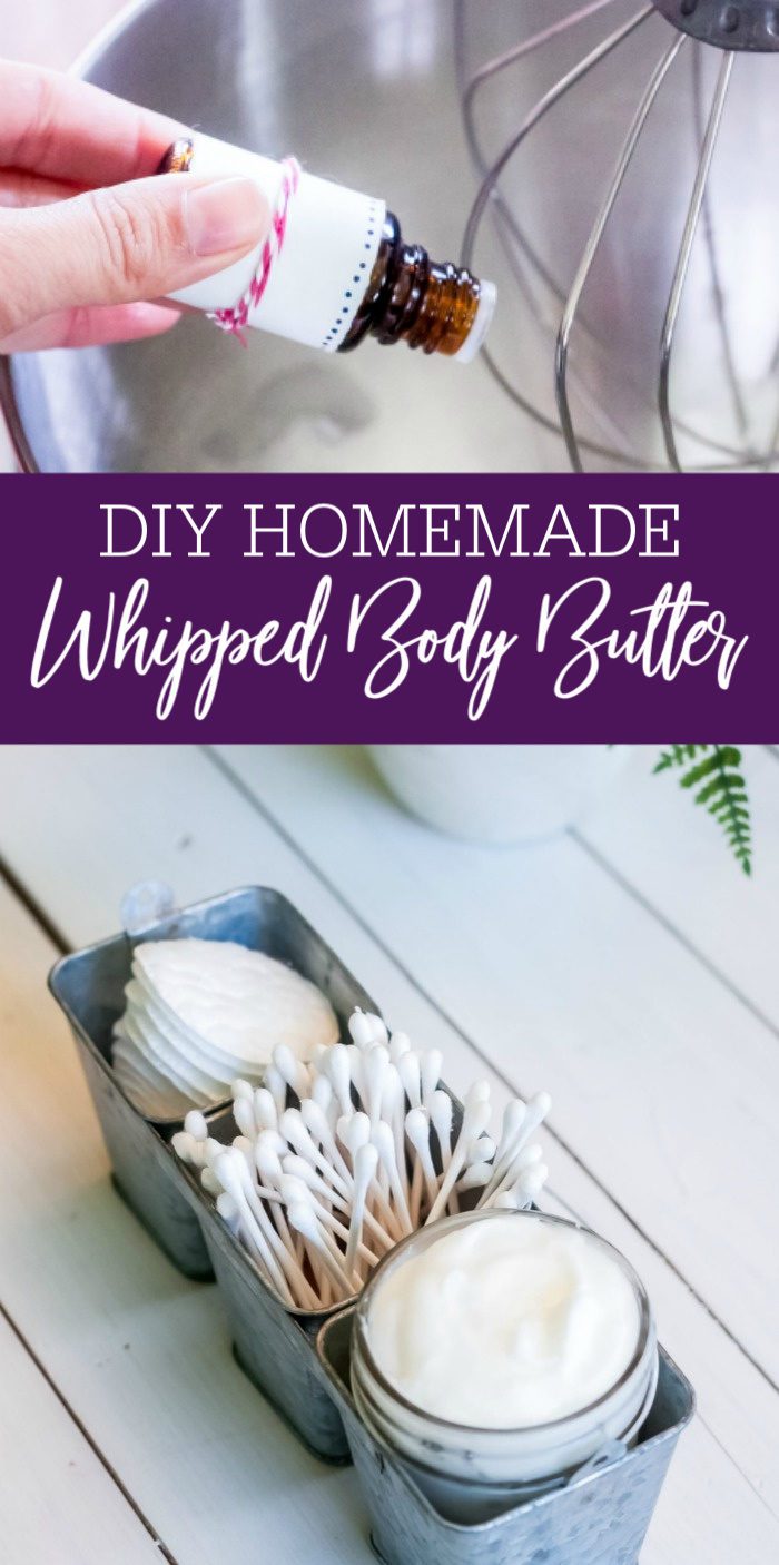 Easy DIY Homemade Whipped Body butter