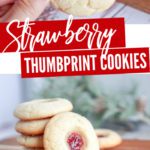 Strawberry Thumbprint Cookies