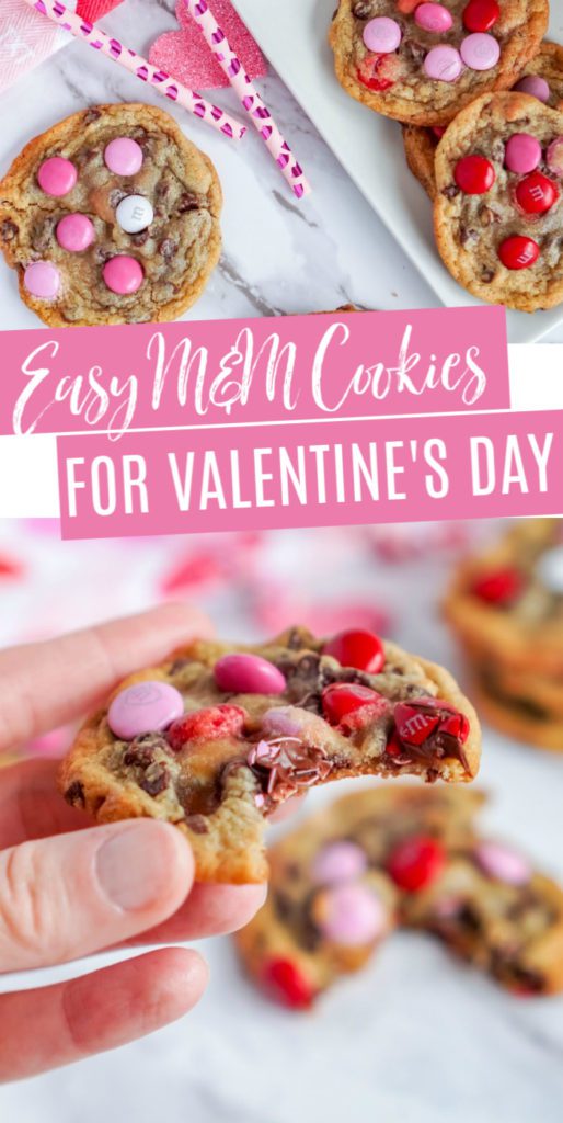 Best M&M Cookies Recipe for Valentine's Day! - LemonPeony