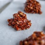 No Bake Cookies on Baking Sheet