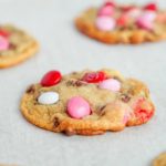 Valentines Cookies with M&Ms