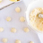 Lemon Sugar Cookies on Baking Sheet