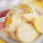 Lemon Sugar Cookies with Bite Out