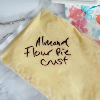 Easy Almond Flour Pie Crust Recipe! - Lemon Peony