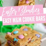 Easter Blondies Cookie Bars