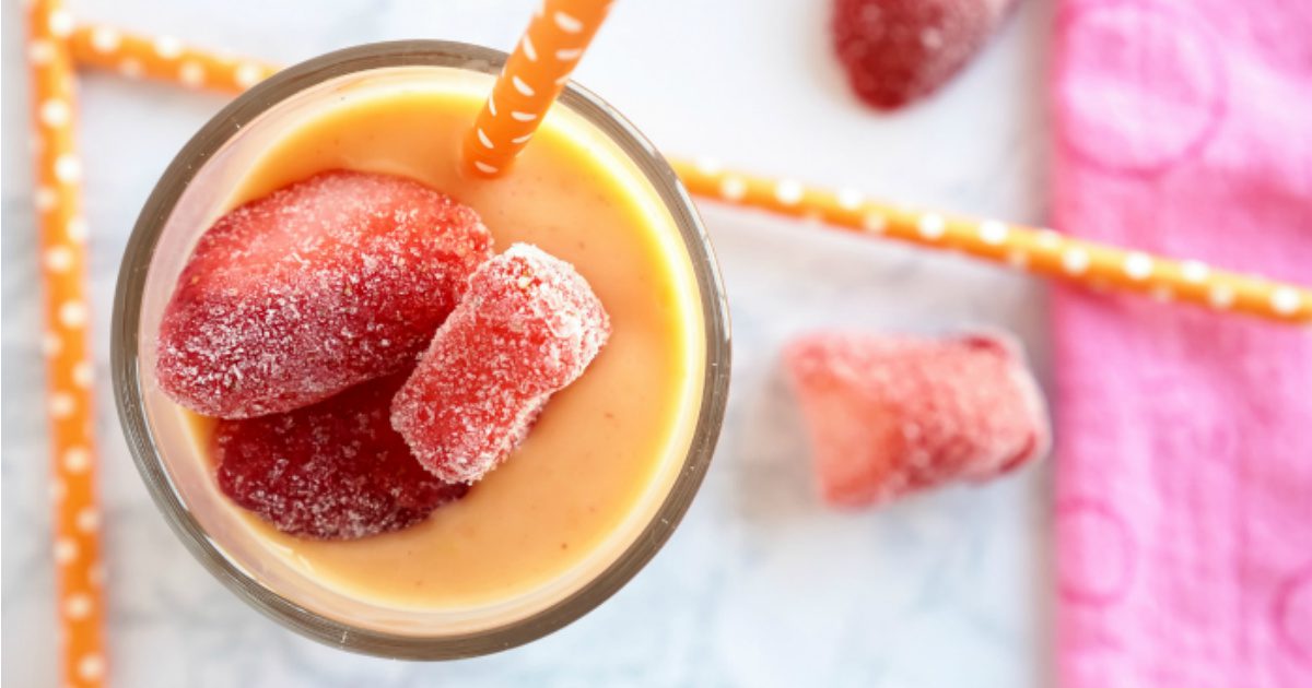 Mango Strawberry Smoothie Recipe With Yogurt Lemonpeony