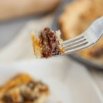 Chocolate Chip Pie on Fork