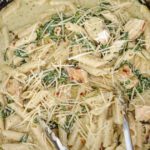 Creamy Chicken Pesto Pasta Recipe Featured