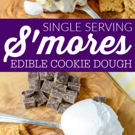 single serving edible cookie dough recipe