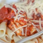 Slow Cooker Chicken Penne Pasta Recipe Featured