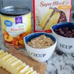 Blueberry Peach Dump Cake Simple Ingredients