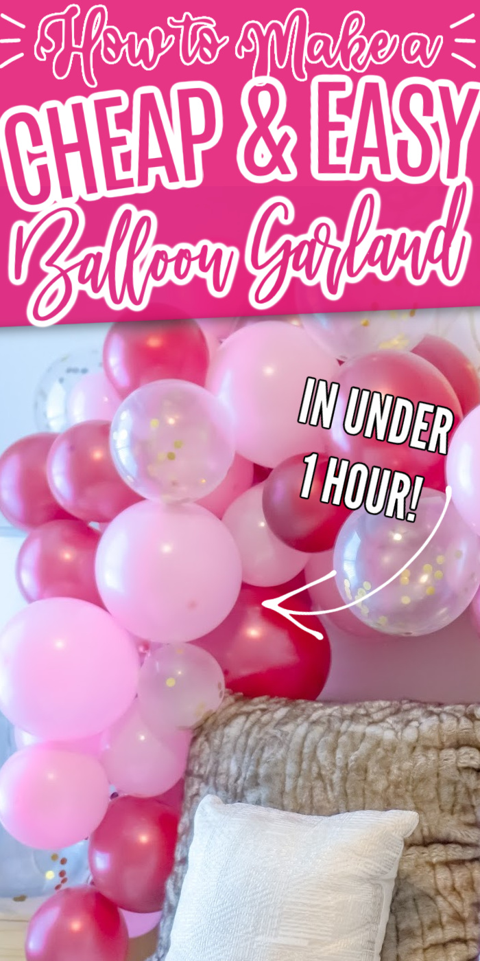 DIY Balloon Garland Arch