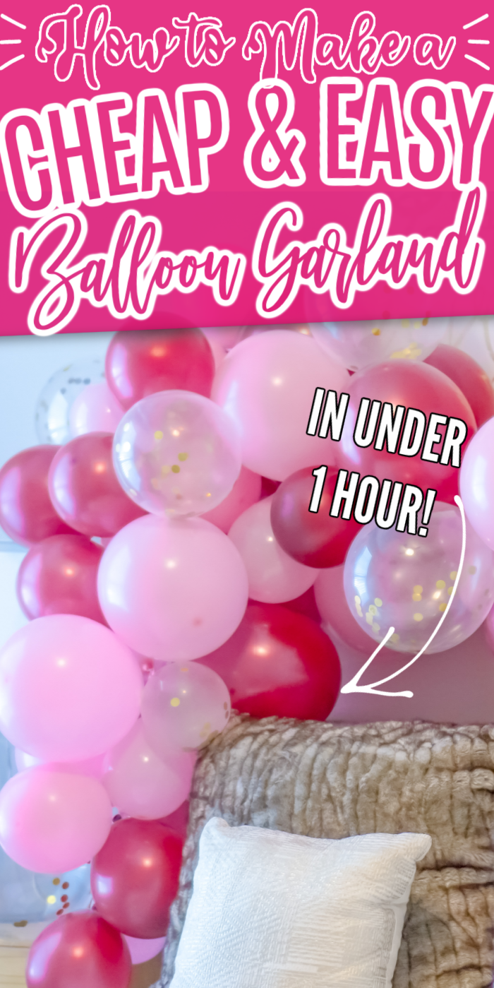 DIY Balloon Garland Arch