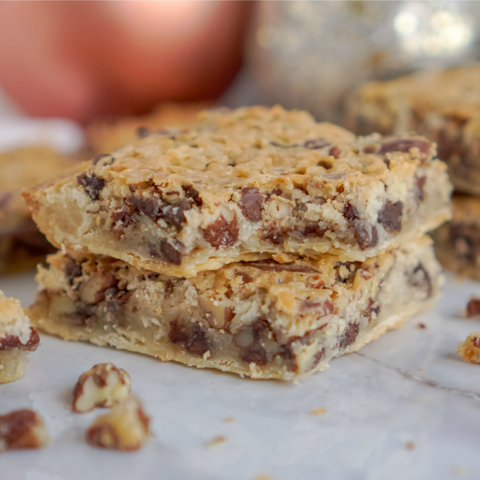 Pecan Pie Bars without Corn Syrup