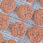 Chocolate Cookies on Baking Sheet