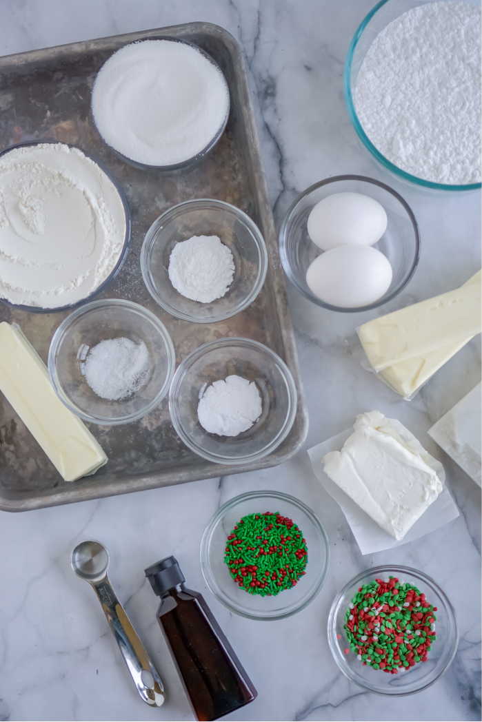 Sugar Cookie Ingredients