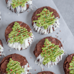 Holiday Sprinkles on Christmas Tree Brownies