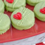 No Bake Grinch Cookies