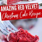 Red Velvet Christmas Cake