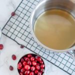 Simple Syrup for Cranberries