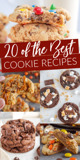 A collage of the best cookie recipes.