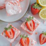 Lemon Strawberry Brownies