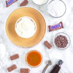 Snicker No Bake Cheesecake Ingredients