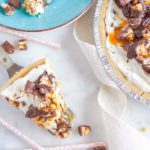 Snickers No bake Cheesecake Easy Recipe