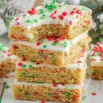 Chewy Christmas Sugar Cookie Bars