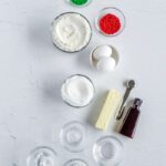 Christmas Sugar Cookie Bars Ingredients