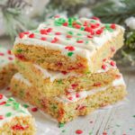 Christmas Sugar Cookie Bars Recipe