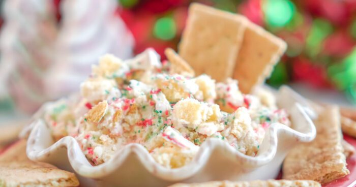 Big bowl of Christmas Cookie Dip