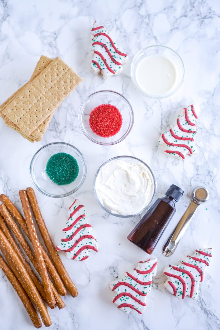 Christmas Tree Cookie Dip Ingredients