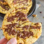 Pumpkin Cookies with Mini Chocolate Chips