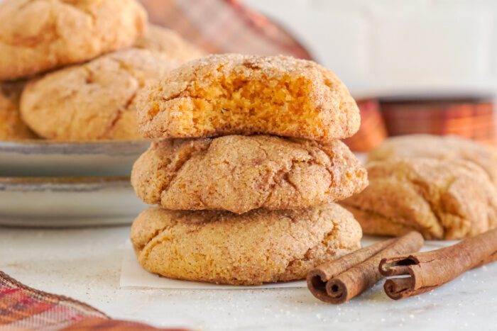 Stack of three cookies