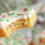 Soft Christmas Sugar Cookie Bars Recipe