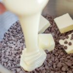 All the ingredients in the double boiler