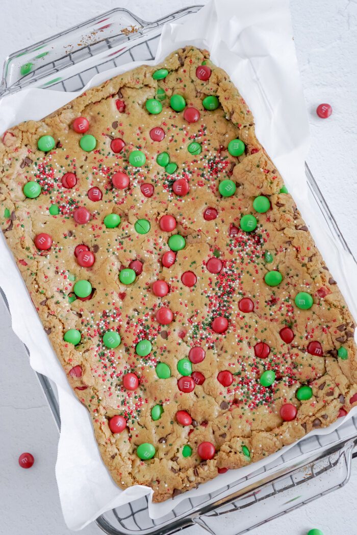 Baked Christmas bars