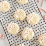Baked and decorated cookies on cooling rack